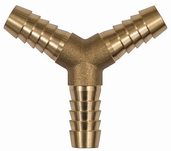 Y-Schlauchverbindungsstutzen, für Schlauch LW 13 mm, Messing 🖤 bei HUG Technik ✓