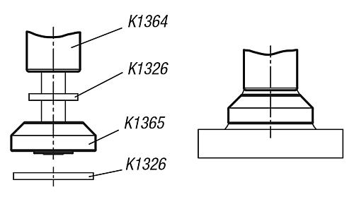 Abschlussscheibe Edelstahl 1.4404, poliert, für=M05 - K1365.05 - bei HUG Technik ♡