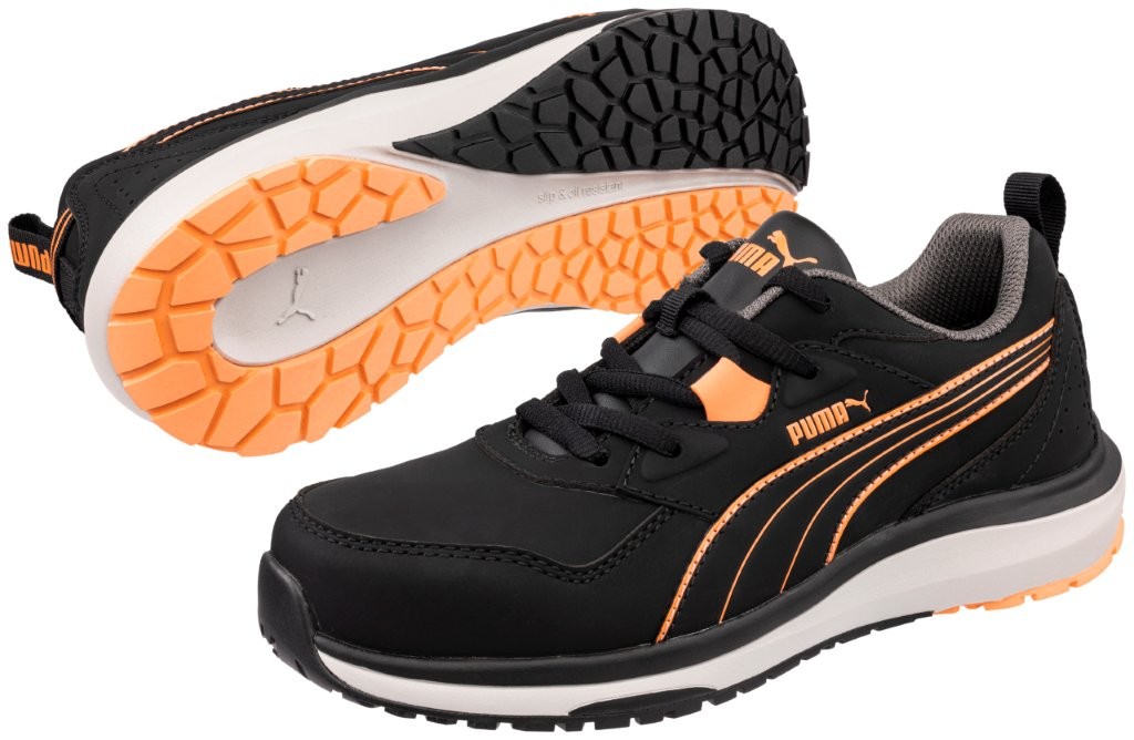Albatros STEPPER BLK/PEACH Sicherheitshalbschuh Paar.