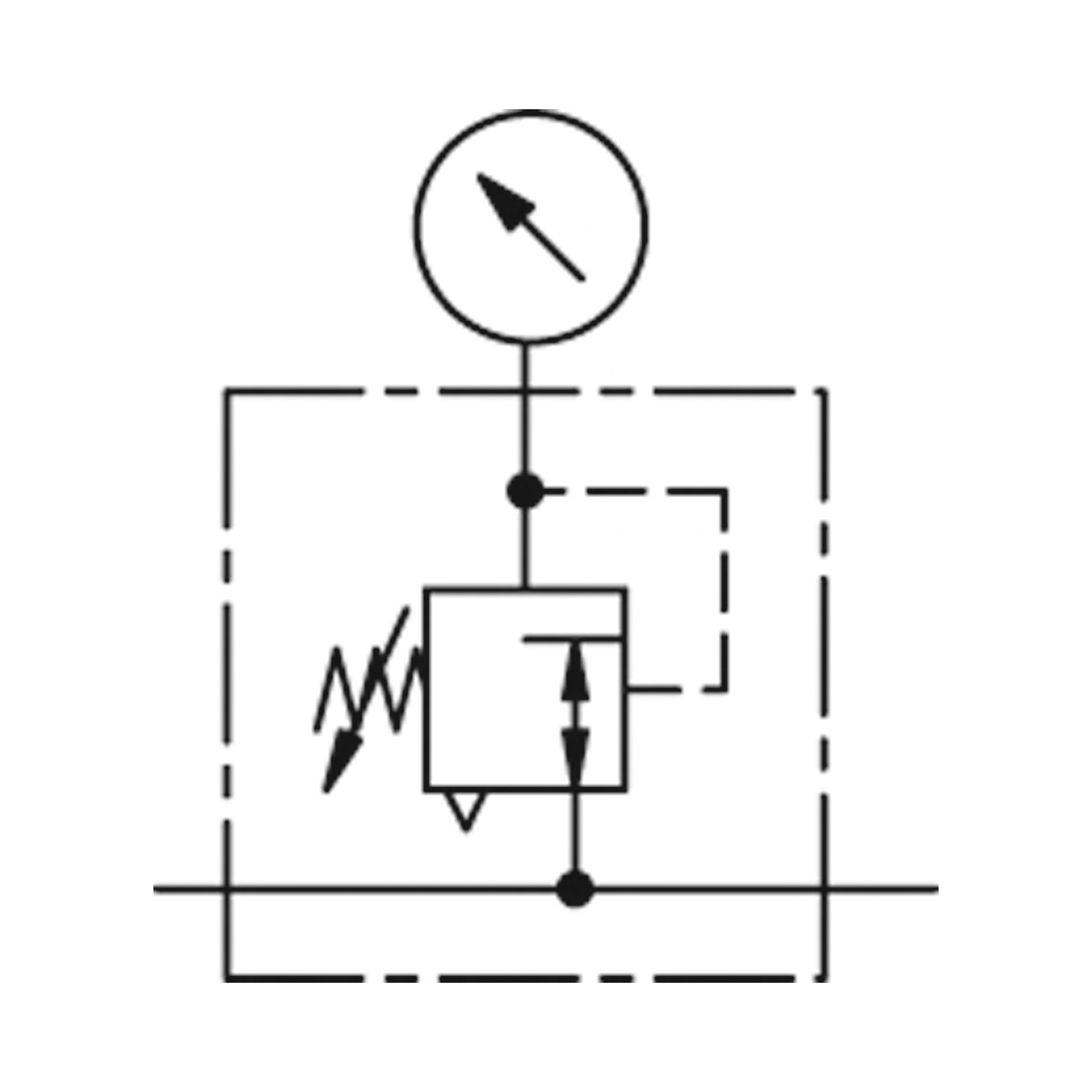 Druckregler, durchgehende Druckversorgung »FUTURA«, BG 2, G 1/2, 0,5-10 bar - bei HUG Technik ☆