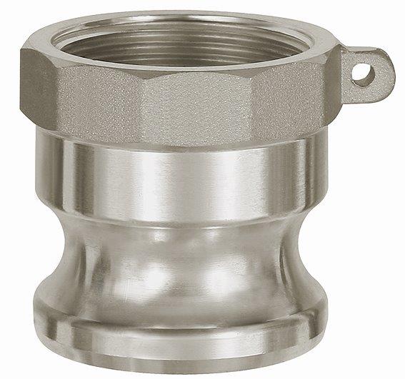 Kamlok-Schnellkupplungsstecker mit IG, Typ A, G 3/4, Aluminium - bei HUG Technik ✭