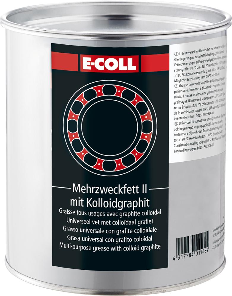 E-COLL Mehrzweckfett II graphit - bei HUG Technik ✭