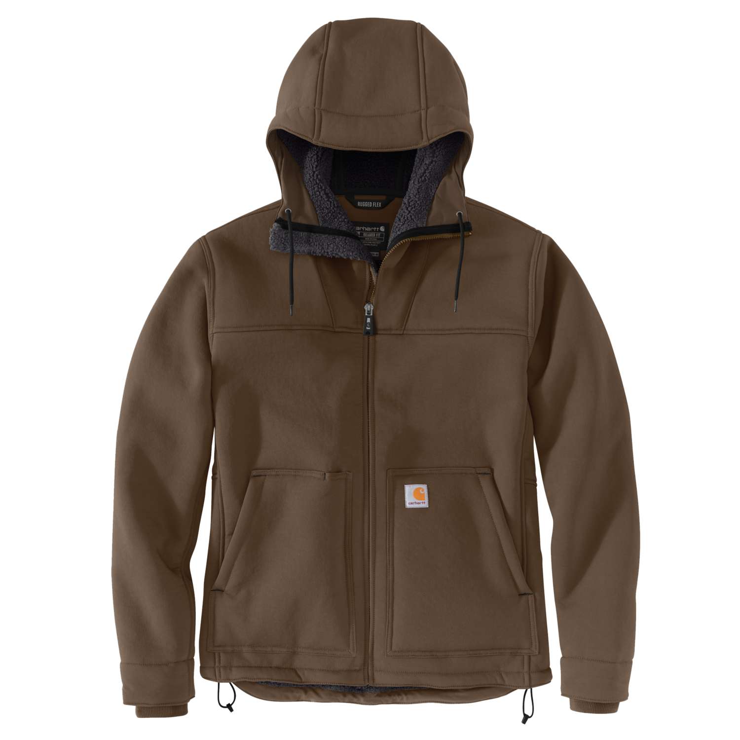 carhartt® Herren-Jacke SUPER DUX BONDED ACTIVE JACKET coffee Flach  - jetzt NEU  bei ✭ HUG Technik ✓