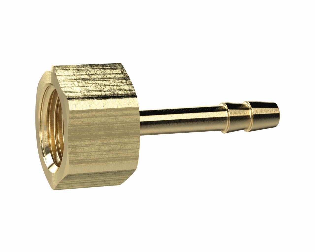 Aufschraubschlauchtülle, G 1 1/2, Schlauch LW 32, SW 55, Messing - erhältlich bei ✭ HUG Technik ✓