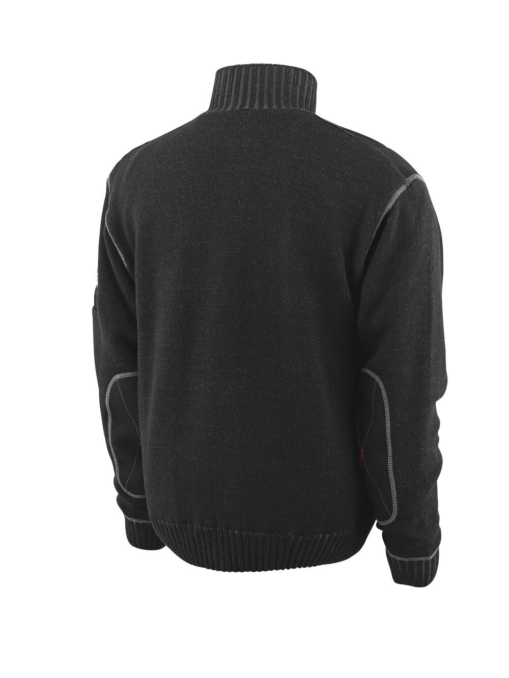 MASCOT® FRONTLINE Strickpullover mit kurzem Reißverschluss »Naxos« Gr. 2XL, schwarz - direkt von HUG Technik ✓