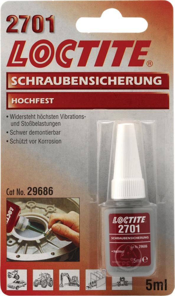 Loctite® 2701 Schraubensicherung hochfest - bekommst Du bei HUG Technik ♡