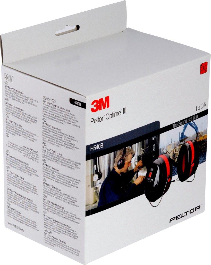 3M™ Peltor™ Optime III™ Kapselgehörschutz mit Nackenbügel H540B - bei HUG Technik ♡