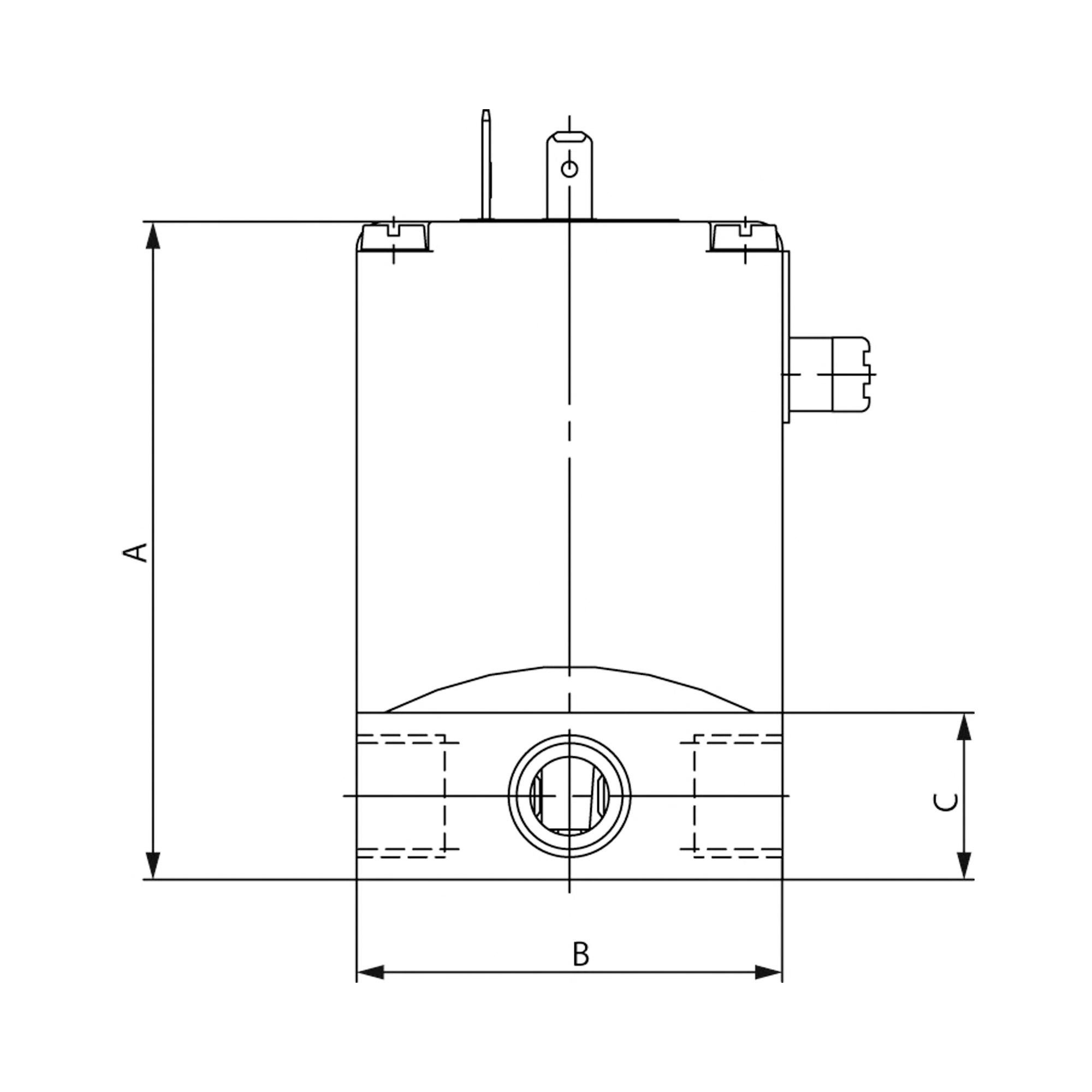 2/2 We-MV, NC, Messing, G 1/4, DN 4,0, PN 0-5, FPM, direktgesteuert 12V DC - bekommst Du bei ★ HUG Technik ✓
