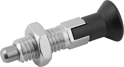 Produktbild Arretierbolzen Gr.0 M06, Form: D Stahl, D=4 - K0747.04004060 - erhältlich bei ✭ HUG Technik ✓