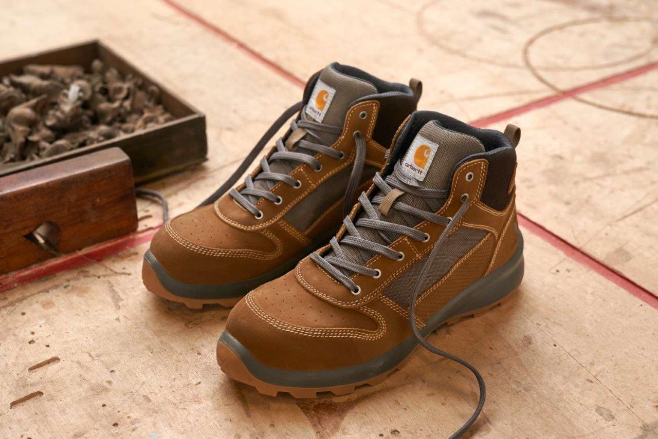 carhartt® Sicherheitsstiefel S1P MICHIGAN SNEAKER MID carhartt® brown Ansicht 3  - gibt’s bei HUG Technik ✓