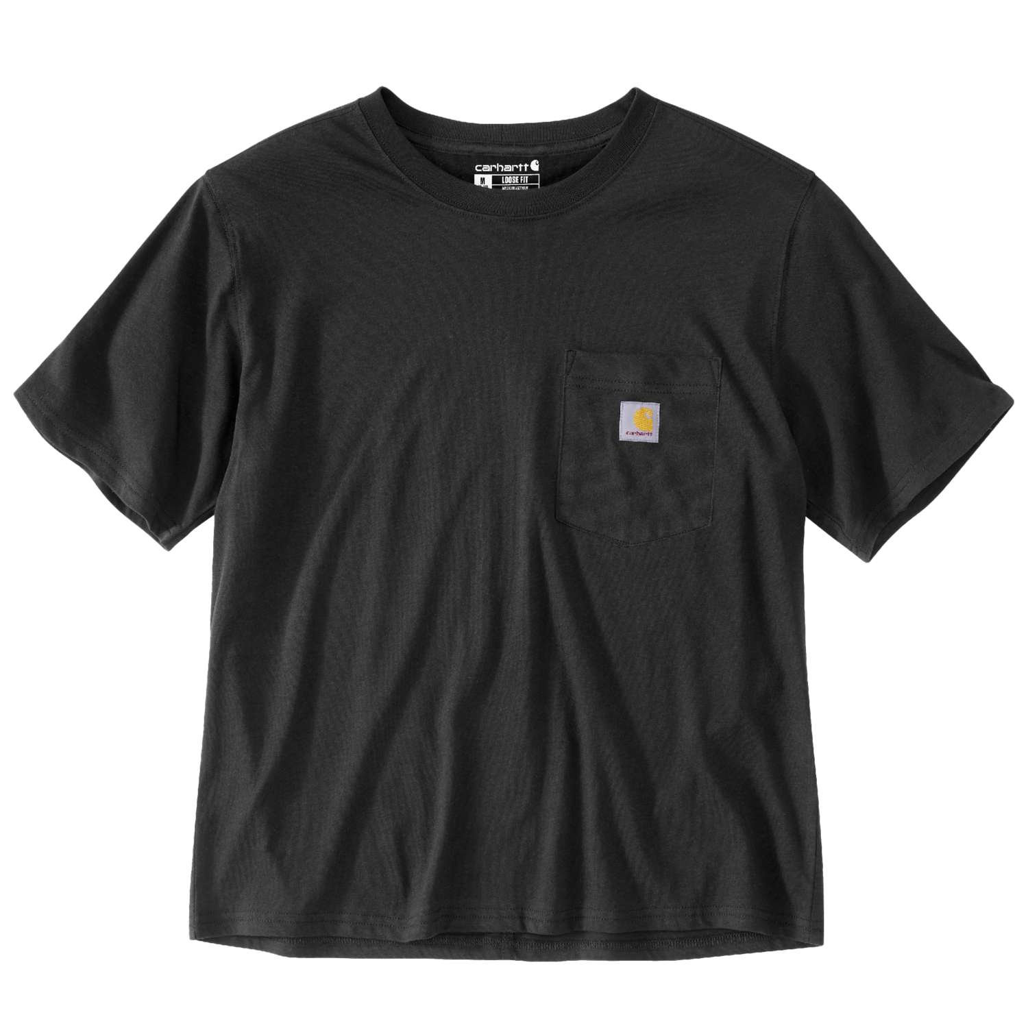 carhartt® Damen-T-Shirt »LIGHTWEIGHT S/S CREWNECK T-SHIRT« black Flach  - gibt’s bei HUG Technik ✓