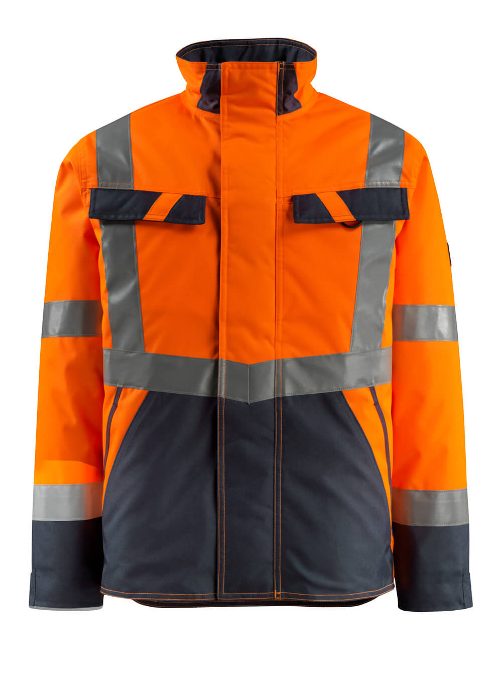 MASCOT® SAFE LIGHT Winterjacke »Penrith« Gr. 2XL, hi-vis orange/schwarzblau - erhältlich bei ✭ HUG Technik ✓