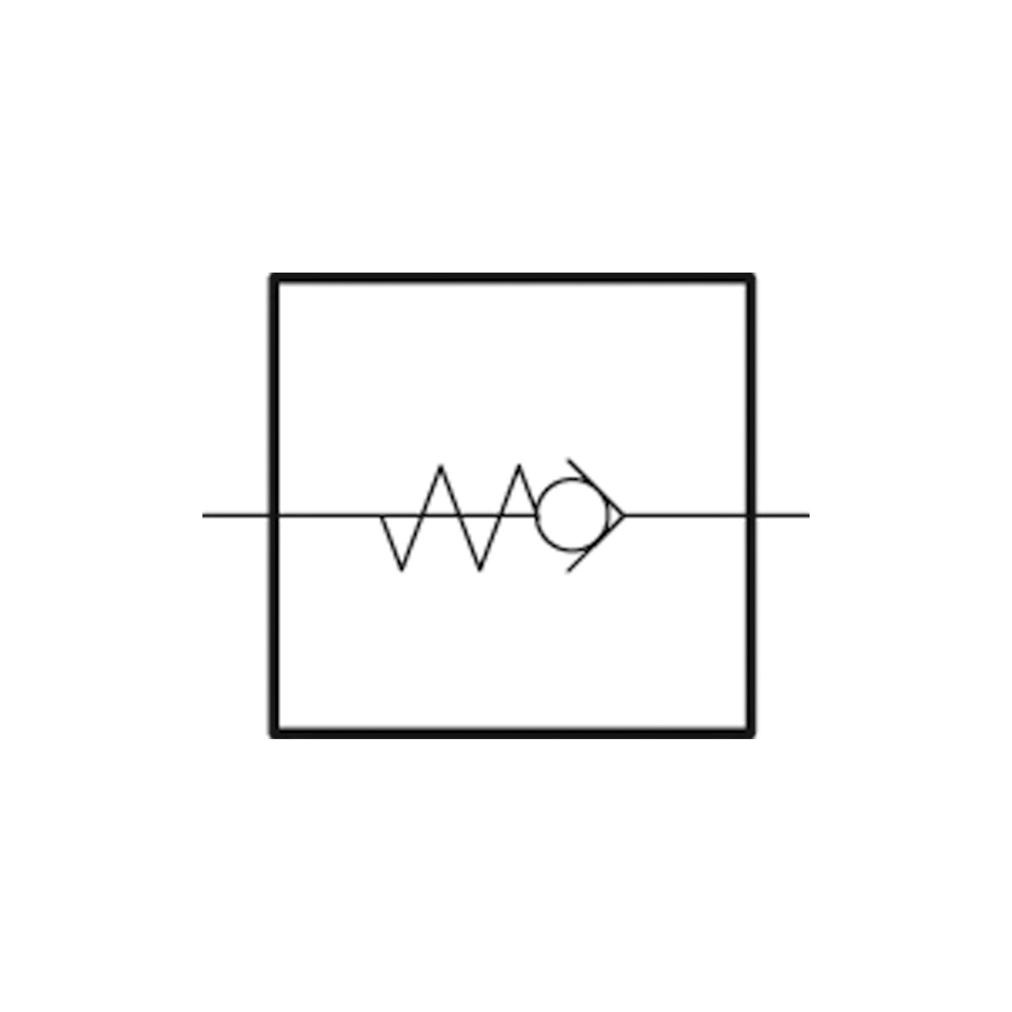 Gerades Rückschlagventil »Blaue Serie« Steckanschluss, Schlauch-Ø 12 - erhältlich bei ♡ HUG Technik ✓