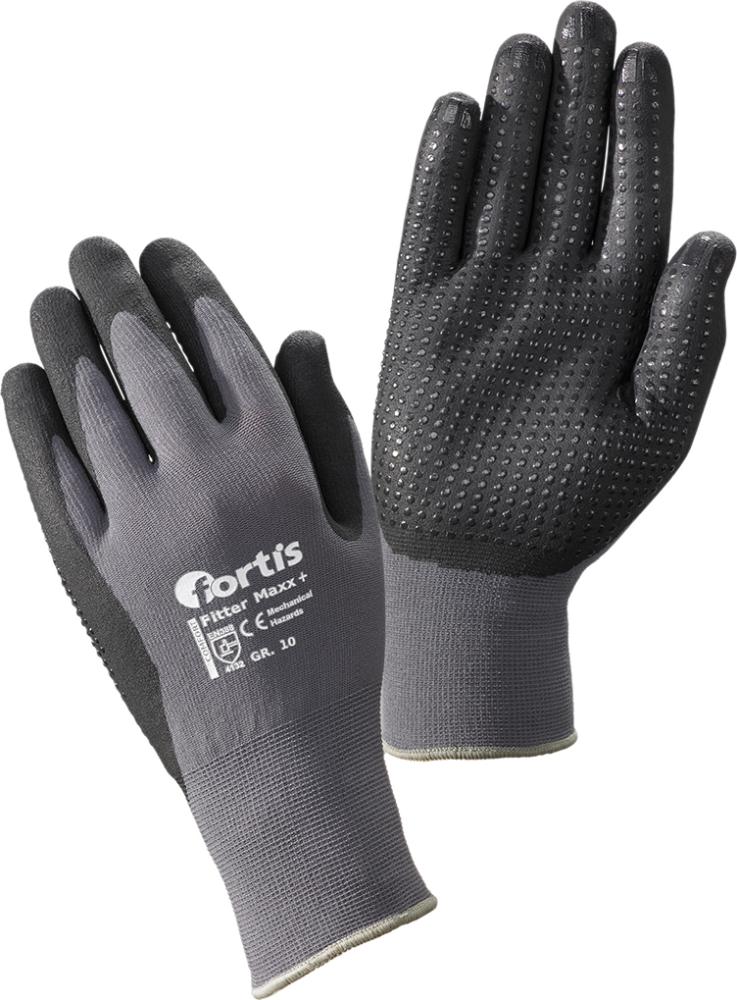 FORTIS Strickhandschuh »Fitter Maxx«, »Fitter Maxx« Plus, grau-schwarz - erhältlich bei ♡ HUG Technik ✓