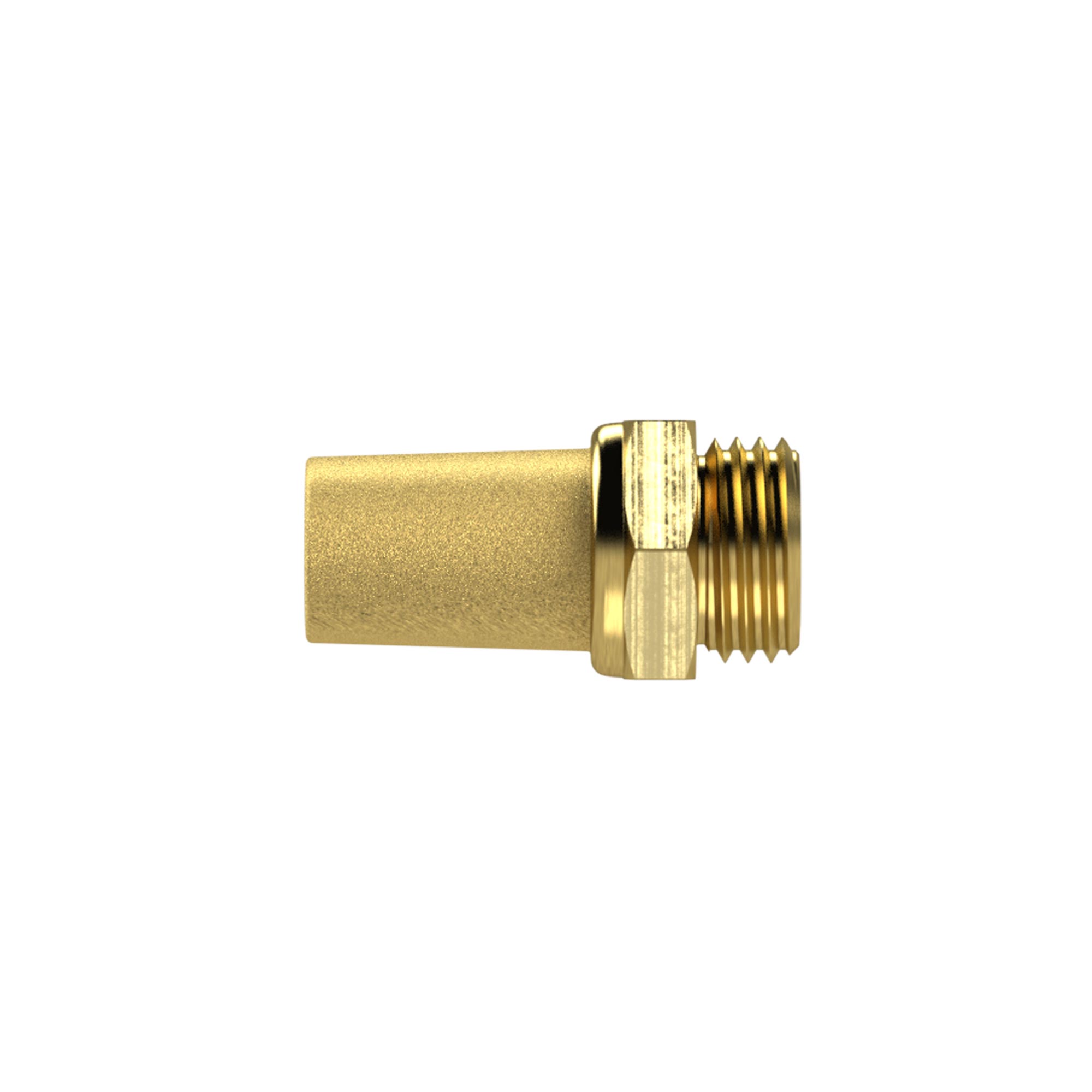Sinterbronce-Schalldämpfer, Messing Gewinde/Sechskant, G 1, SW 36 - gibt’s bei ☆ HUG Technik ✓
