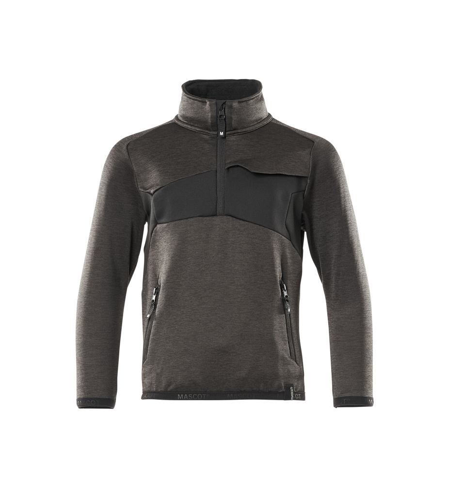 MASCOT® ACCELERATE Fleecepullover für Kinder  Gr. 104, dunkelanthrazit/schwarz - bekommst Du bei ★ HUG Technik ✓