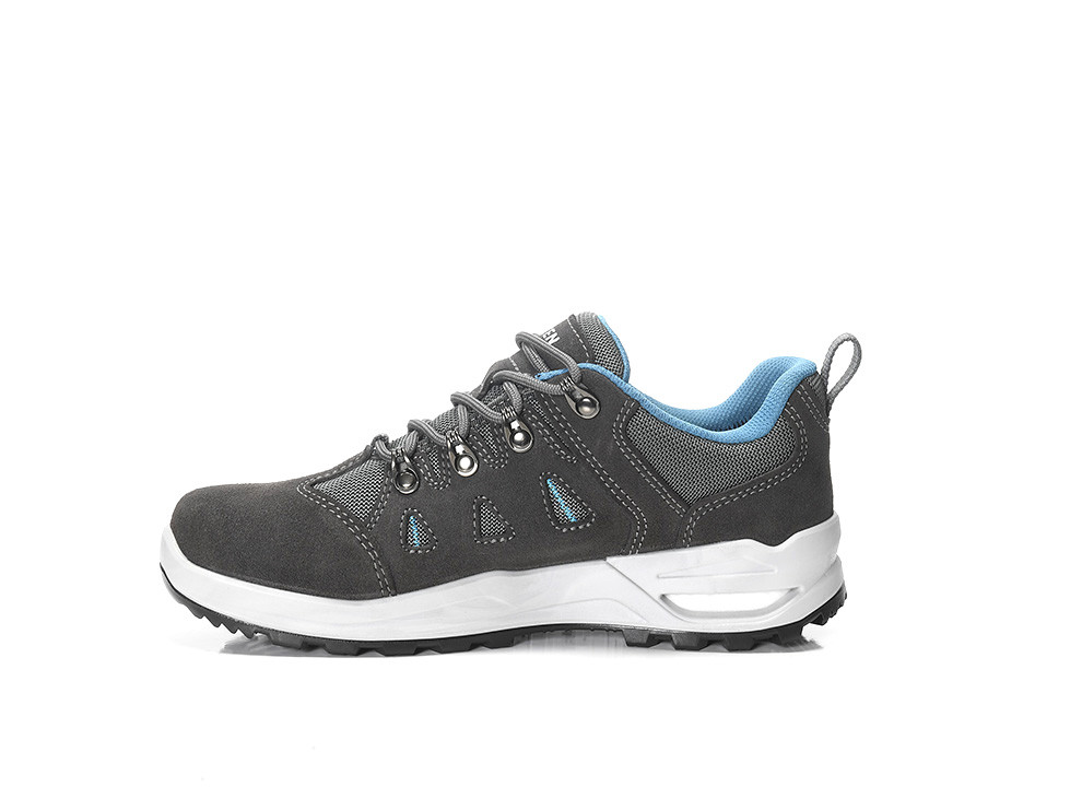 ELTEN® Berufshalbschuh ENYA XXF GTX grey-turquoise Low ESD O2 WR CI - links