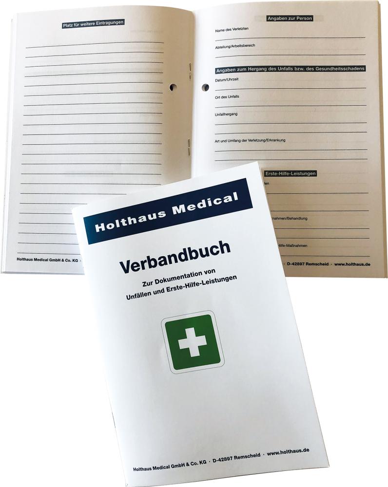 Holthaus Medical Verbandbuch DIN A5 - bekommst Du bei HUG Technik ♡