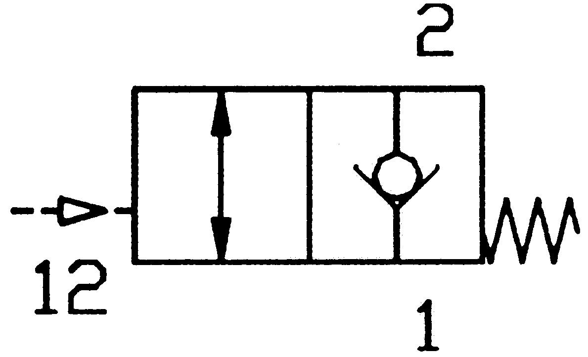 Pneumatisch entsperrbares Rückschlagventil G 1/2, G 1/2 IG, G 1/8 - erhältlich bei ♡ HUG Technik ✓