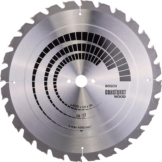 Kreissägeblatt HW nagelf. 400x30 mm 28 Z FWF  Bosch - gibt’s bei HUG Technik ✓