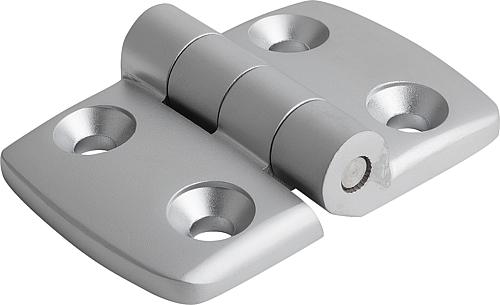 Scharnier Aluminium, Komp: Edelstahl, A3=26, A4=26, A1=15, A2=15 - K0580.251515 - erhältlich bei ♡ HUG Technik ✓