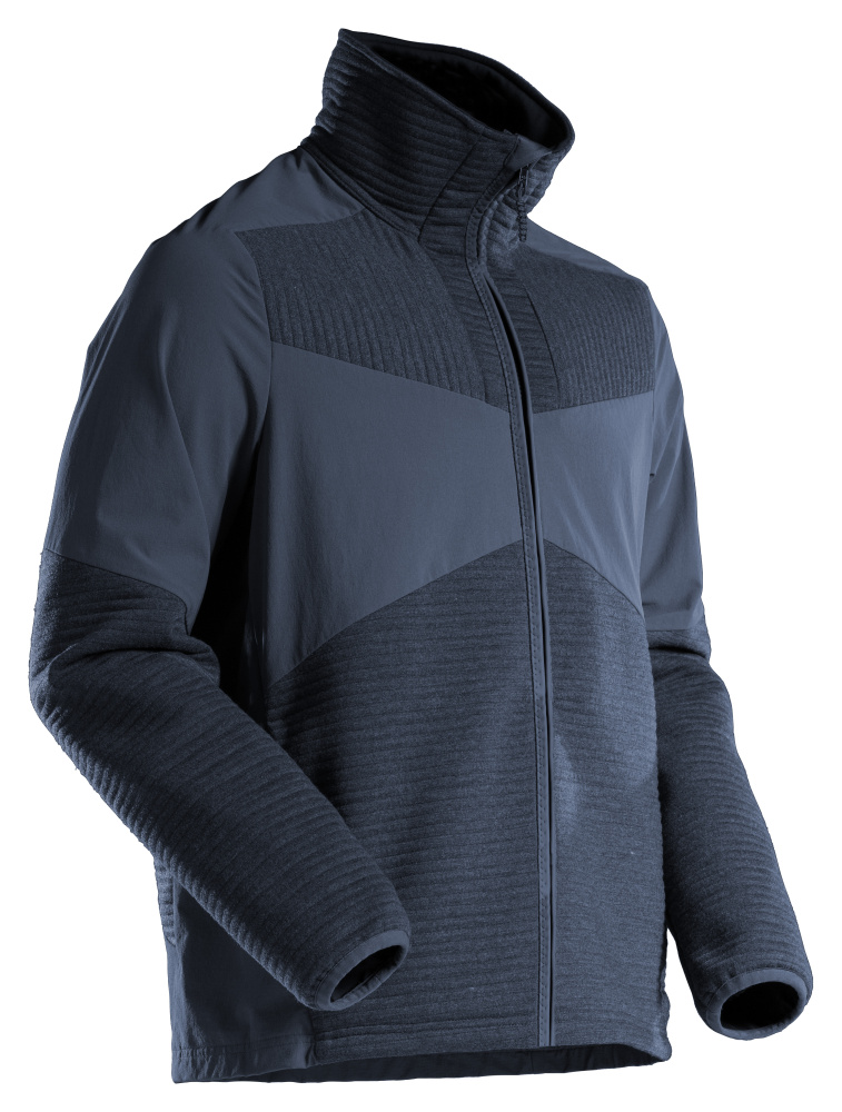 MASCOT® CUSTOMIZED Fleecepullover mit Reißverschluss und Futter  Gr. 2XL, schwarzblau - jetzt NEU  bei ✭ HUG Technik ✓
