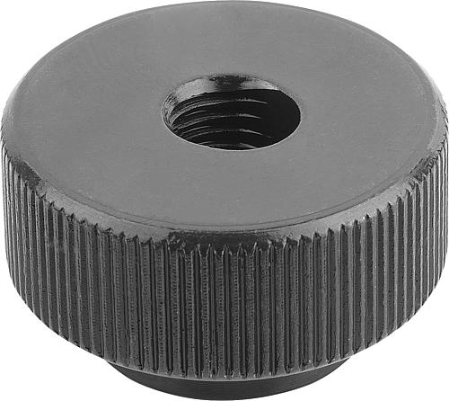 Rändelmutter mit Schnellspannfunktion M05 Vergütungsstahl - K0139.05 - bekommst Du bei ★ HUG Technik ✓