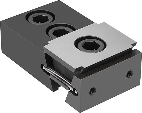 Keilspanner mit Festbacke, Einseitig Form:A glatt, B=50, M12, Einsatzstahl gehärtet und phosphatiert - K1745.0500112