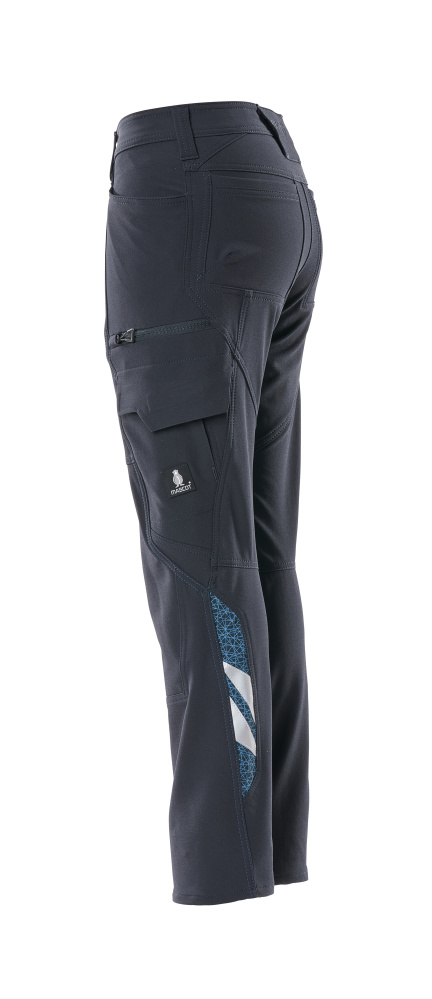 MASCOT® ACCELERATE Hose mit Schenkeltaschen  Gr. 76/C34, schwarzblau - direkt bei HUG Technik ✓