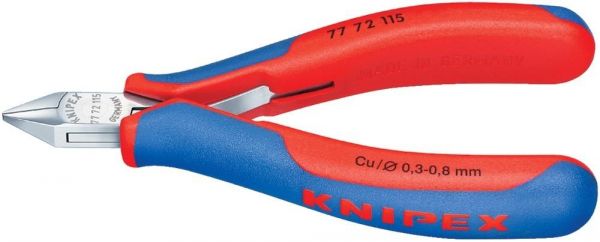 KNIPEX® Seitenschneider Elektronik Form7 115 mm - bei HUG Technik ✓