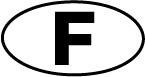 Länderkennzeichen F, Frankreich