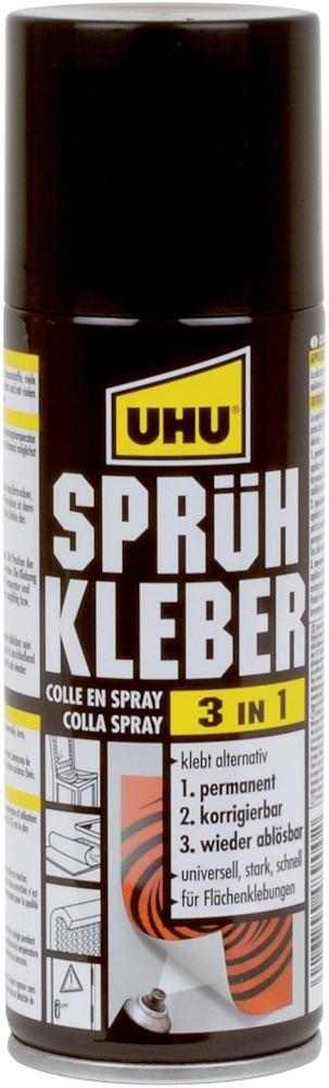 UHU® Sprühkleber 3 in 1, 200ml Dose - bei HUG Technik ✓