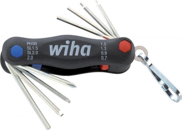 Wiha® Klapphalter 351 PM8X 8-teilig gemischt SB - erhältlich bei ♡ HUG Technik ✓