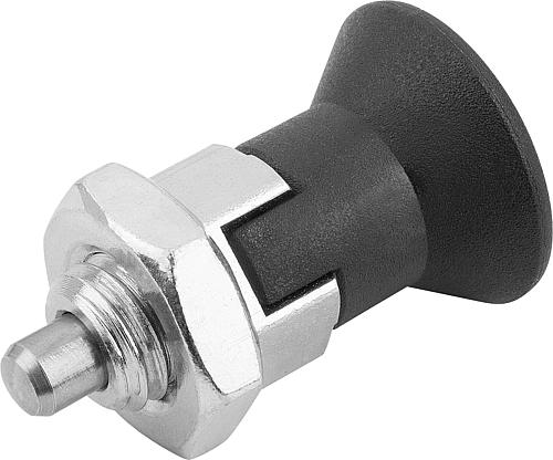 Arretierbolzen kurze Ausführung Gr.0 M08, Form: D Stahl, D=4 - K0748.04004080 - erhältlich bei ✭ HUG Technik ✓