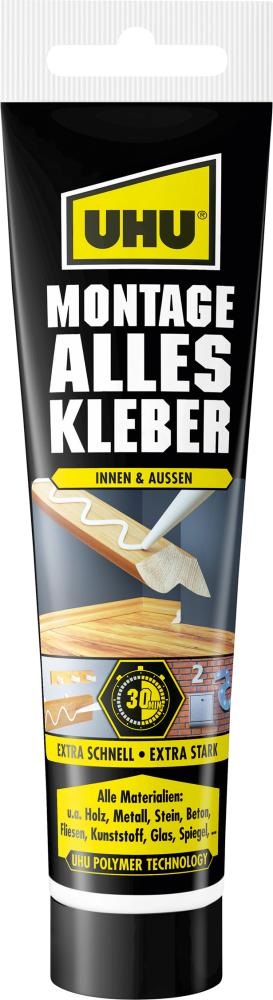 UHU® MONTAGE ALLESKLEBER weiss - bei HUG Technik ✓