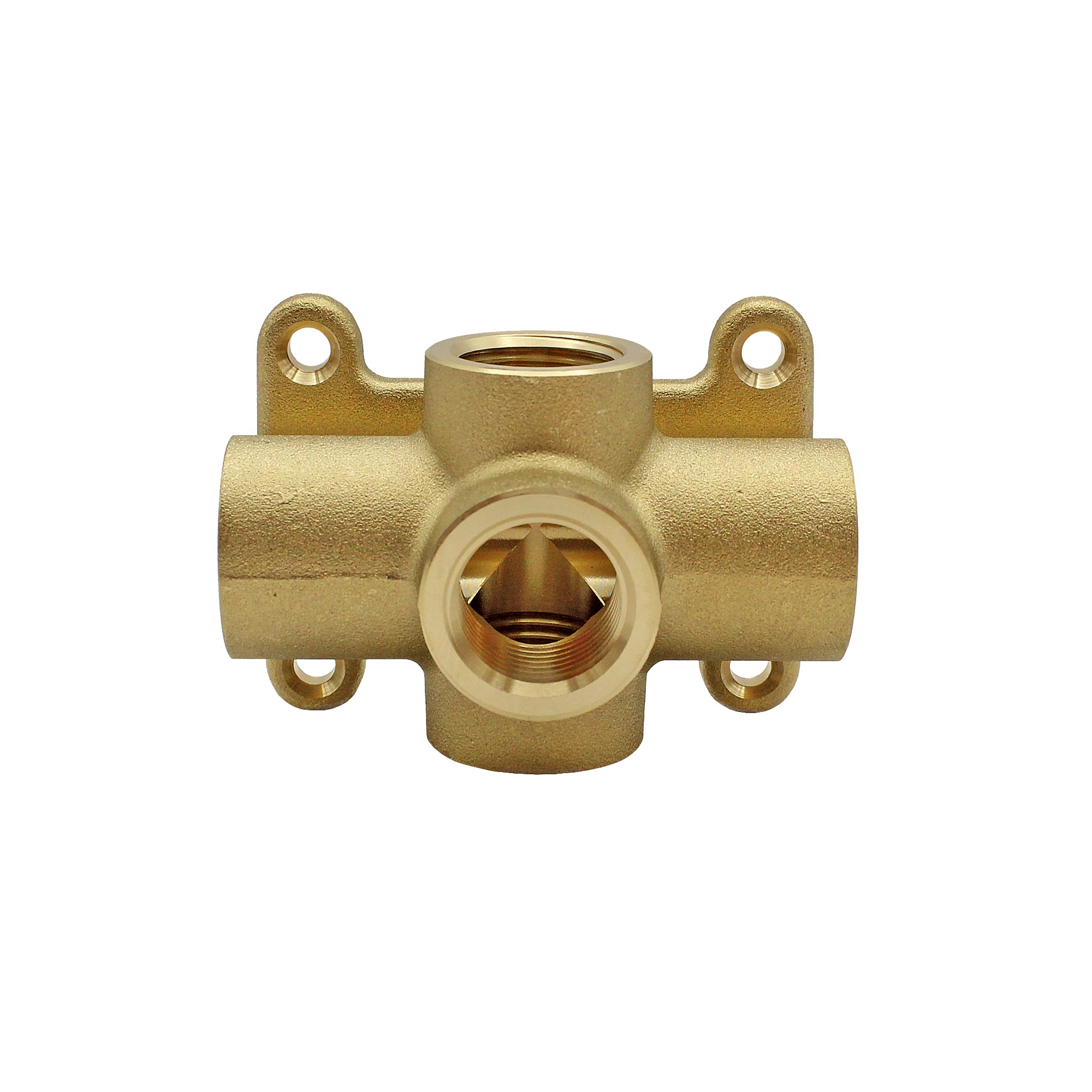 Verteiler zur Wandbefestigung, 5 Anschlüsse G 1/2 - bei HUG Technik ✓