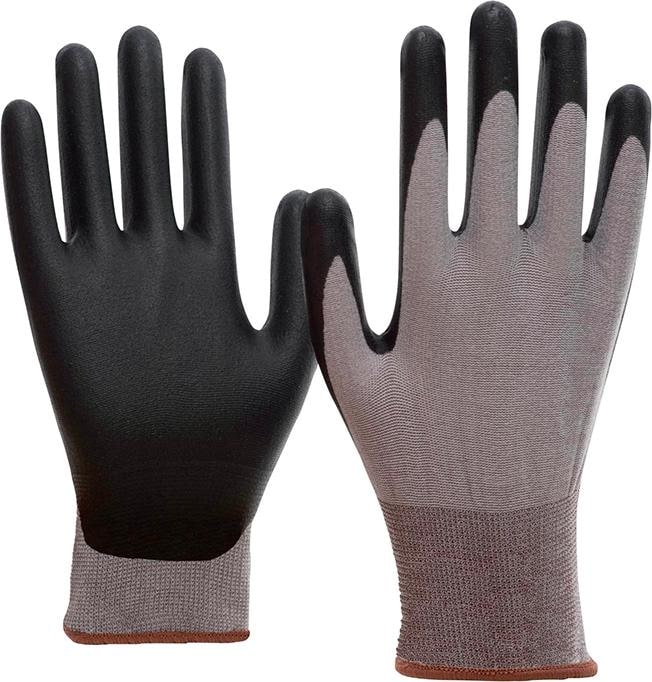 Nitras® Schutzhandschuh »SkinClean 8720«, grau-schwarz - bei HUG Technik ✓