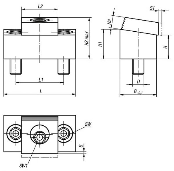 Spann-Exzenterschraube kombinierbar M08 Stahl - K0036.08 - bei HUG Technik ♡
