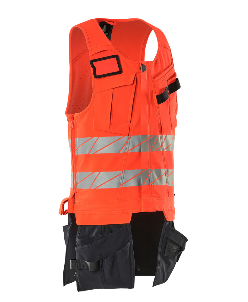 MASCOT® ACCELERATE SAFE Werkzeugweste  Gr. 2XL, hi-vis rot/schwarzblau - bei HUG Technik ✓