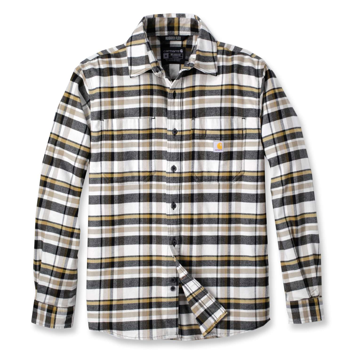 carhartt® Herren Shirt »FLANNEL L/S PLAID SHIRT« malt Flach  - direkt von HUG Technik ✓