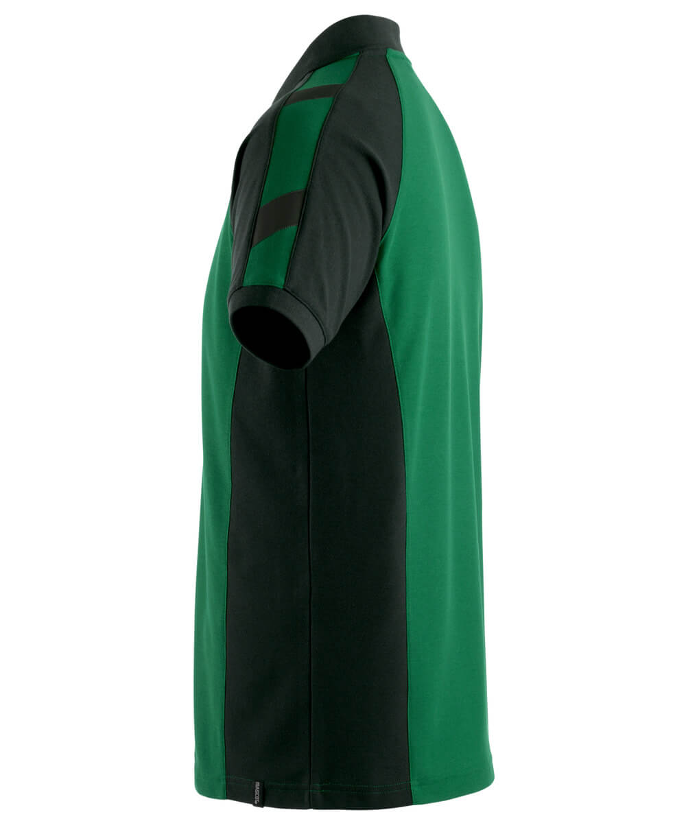 MASCOT® UNIQUE Polo-Shirt »Bottrop« Gr. 2XL, grün/schwarz - kommt direkt von HUG Technik 😊