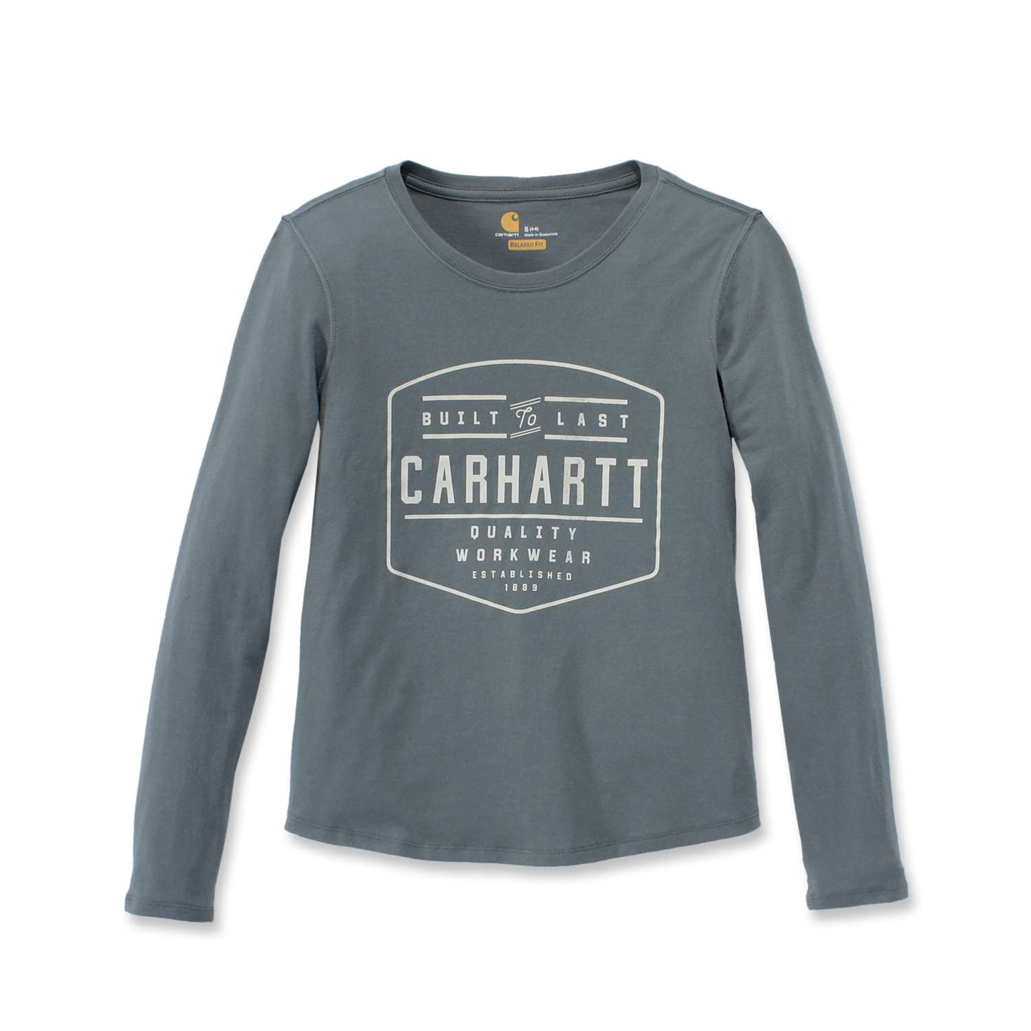 carhartt® Damen Langarmshirt GRAPHIC L/S T-SHIRT - Gr. S, balsam green ✓