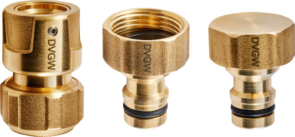 GEKA® plus-Basisset »Trinkwasser« 1/2 2x Schlauchstück 1/2, Hahnstecker 3/4 - erhältlich bei ✭ HUG Technik ✓ GEKA® plus-Basisset »Trinkwasser« 1/2 2x Schlauchstück 1/2, Hahnstecker 3/4 - erhältlich bei ✭ HUG Technik ✓