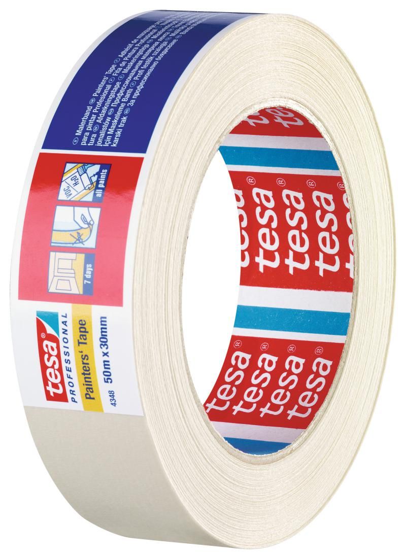 tesakrepp® 4348 Klebeband hellbeige 50m - direkt bei HUG Technik ✓