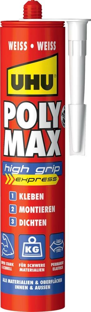 UHU® POLY MAX 10 SEK SOFORT POWER weiss, Kartusche 425 g - bekommst Du bei ★ HUG Technik ✓