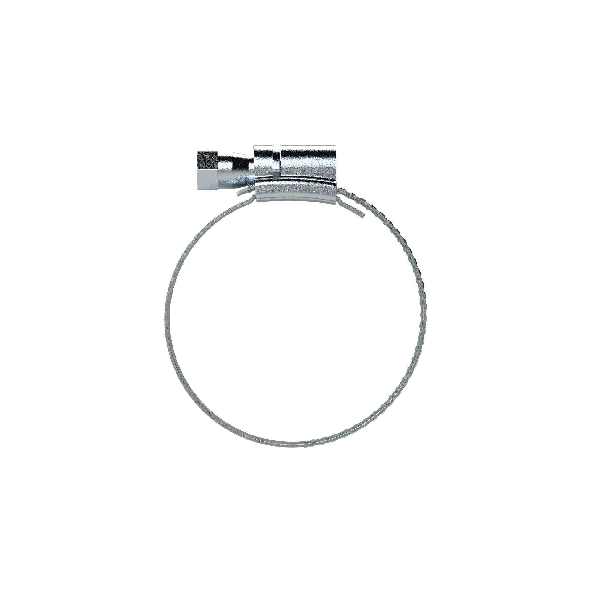 Schneckengewinde-Schlauchschelle, Stahl glanzverzinkt (W1), 267-302 mm, 20 mm - bei HUG Technik ☆