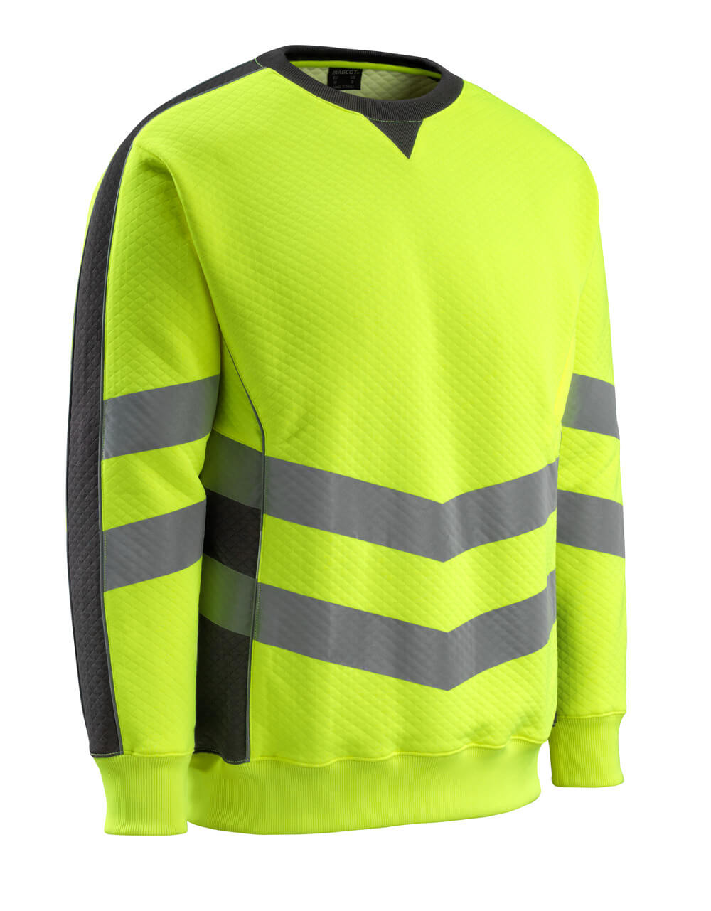 MASCOT® SAFE SUPREME Sweatshirt »Wigton« Gr. 2XL, hi-vis gelb/schwarz - direkt von HUG Technik ✓
