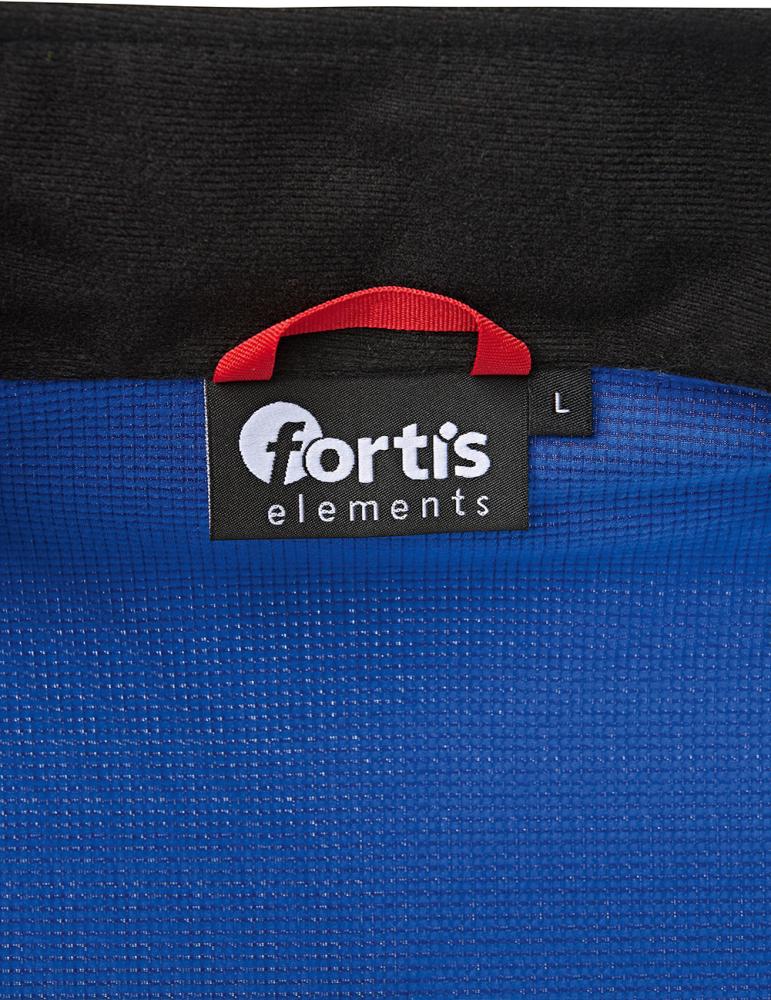 FORTIS Elements Tech-Fleecepullover, kornblau-schwarz meliert - erhältlich bei ♡ HUG Technik ✓