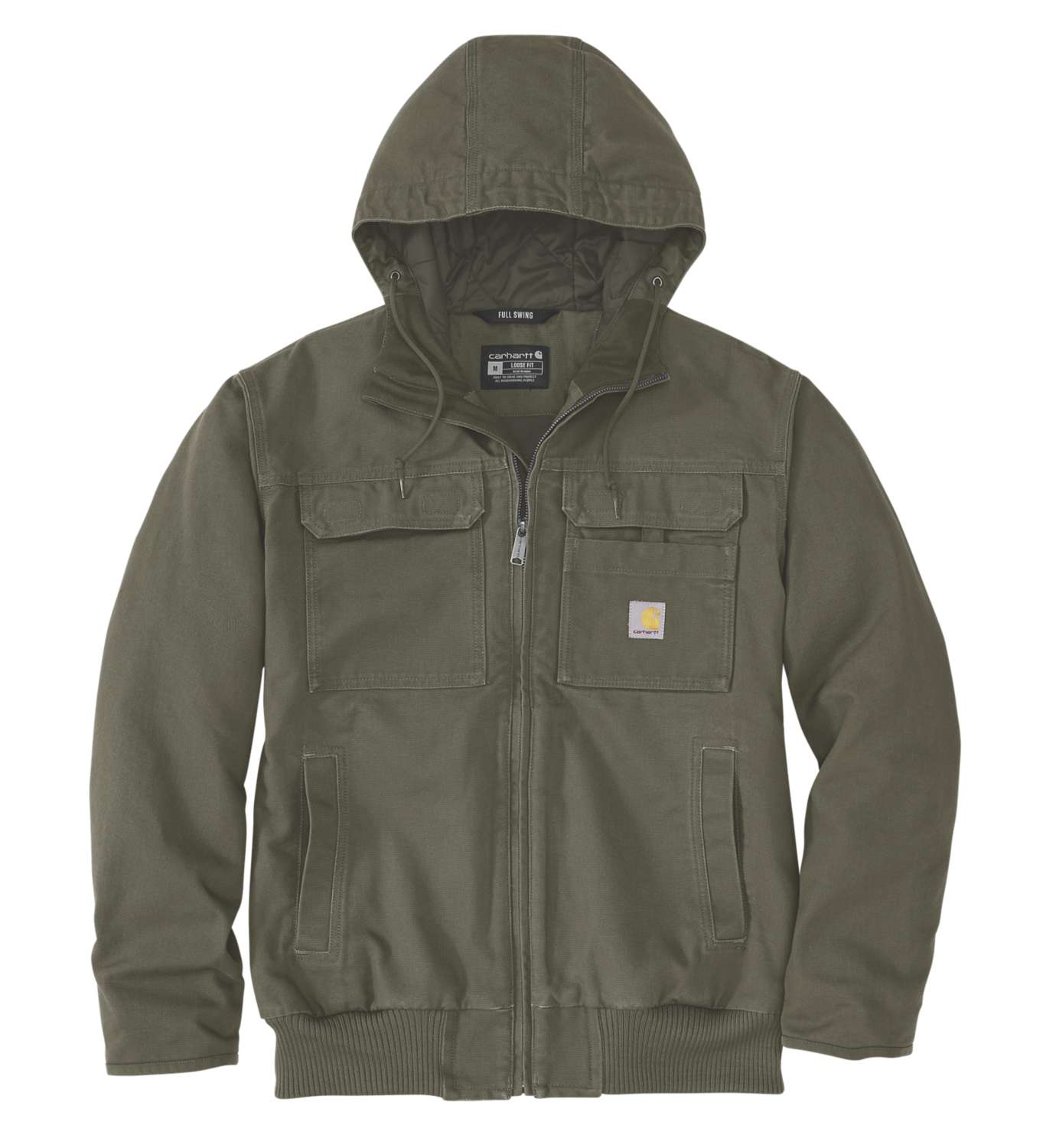 carhartt® Jacke »Washed Duck Bartlett Active Jac« in moss.