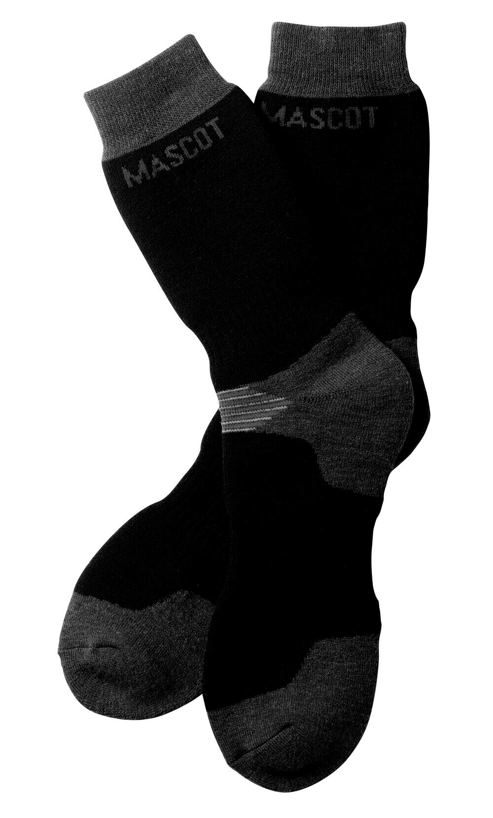 MASCOT® COMPLETE Socken »Lubango« Gr. 39/43/ONE, schwarz/dunkelanthrazit - direkt bei HUG Technik ✓
